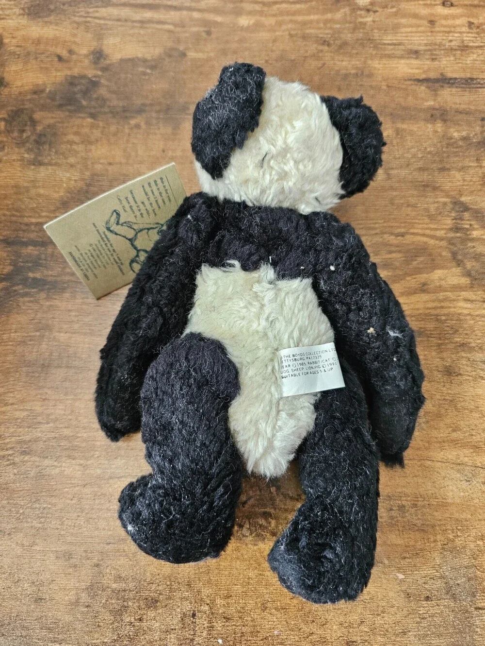 Tagged J. B. BEAN AND ASSOCIATES Stuffed Panda Bear Boyds Bears OGDEN